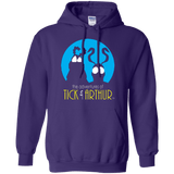 Sweatshirts Purple / Small Tick and Arthur Pullover Hoodie