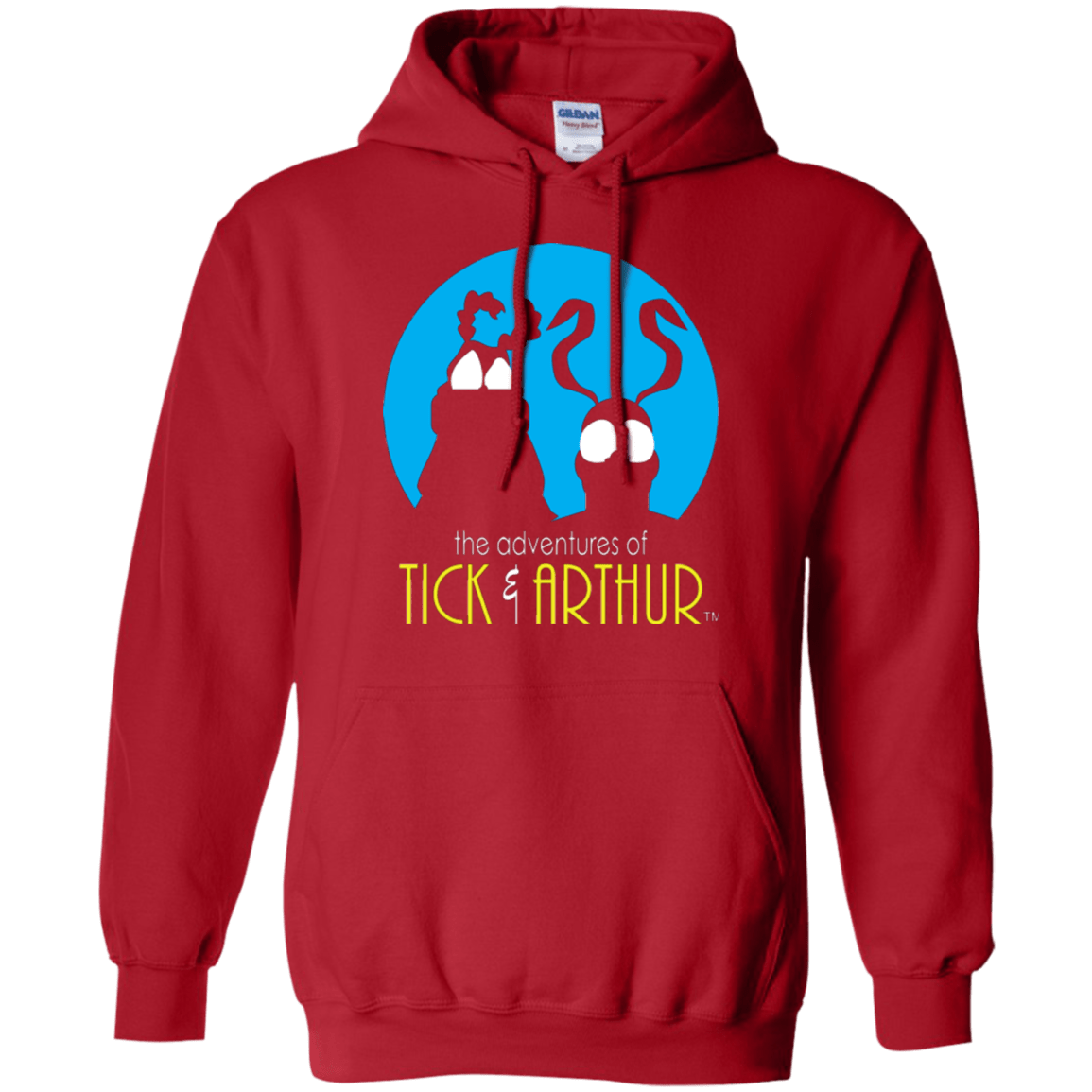 Sweatshirts Red / Small Tick and Arthur Pullover Hoodie