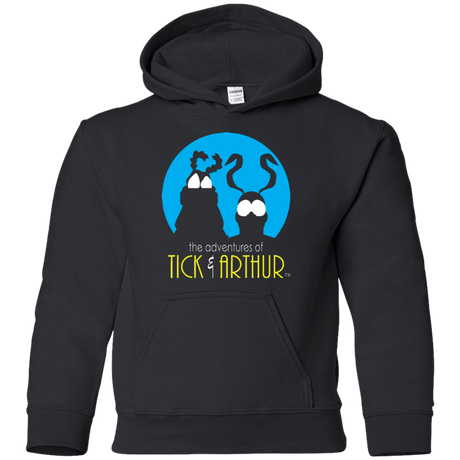 Sweatshirts Black / YS Tick and Arthur Youth Hoodie