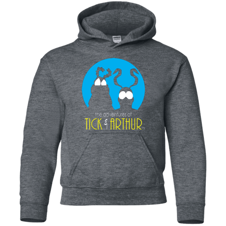 Sweatshirts Dark Heather / YS Tick and Arthur Youth Hoodie