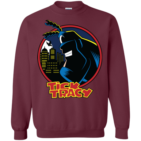 Sweatshirts Maroon / Small Tick Tracy Crewneck Sweatshirt