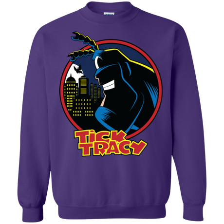 Sweatshirts Purple / Small Tick Tracy Crewneck Sweatshirt
