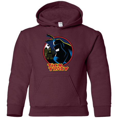 Sweatshirts Maroon / YS Tick Tracy Youth Hoodie