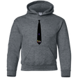 Sweatshirts Dark Heather / YS Tie tris Youth Hoodie
