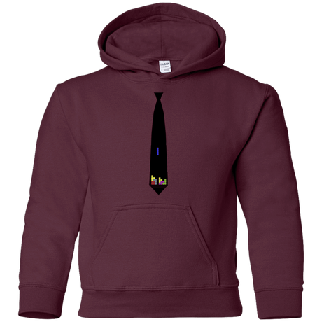 Sweatshirts Maroon / YS Tie tris Youth Hoodie