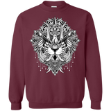 Sweatshirts Maroon / S Tiger Mandala Crewneck Sweatshirt