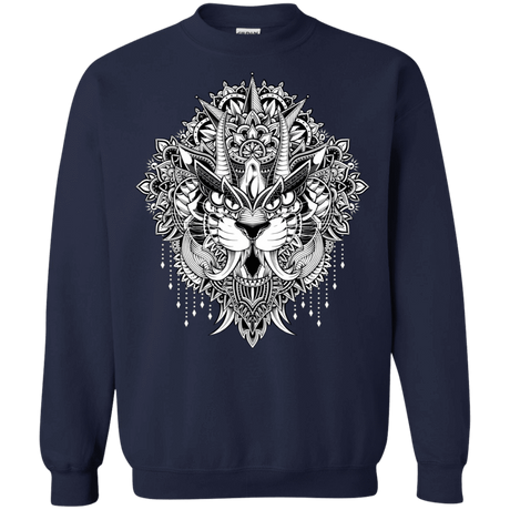 Sweatshirts Navy / S Tiger Mandala Crewneck Sweatshirt