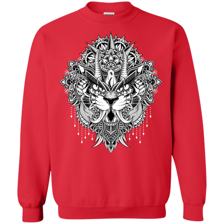 Sweatshirts Red / S Tiger Mandala Crewneck Sweatshirt