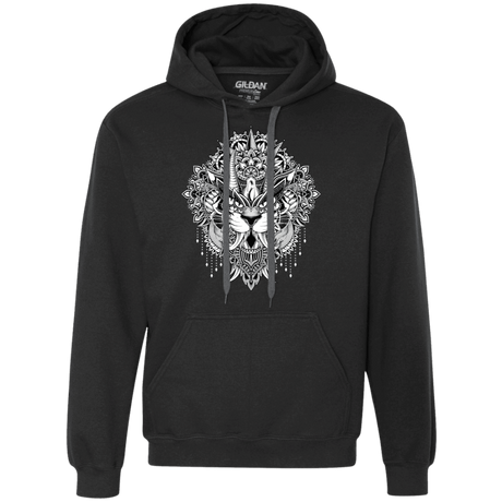 Sweatshirts Black / S Tiger Mandala Premium Fleece Hoodie