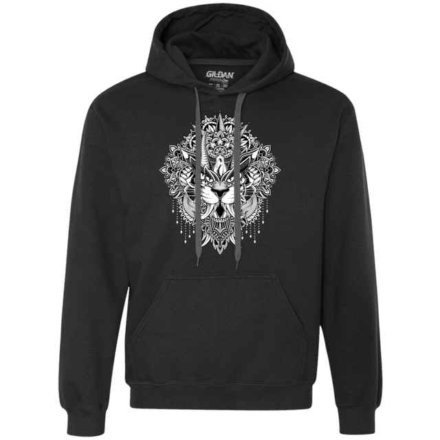 Sweatshirts Black / S Tiger Mandala Premium Fleece Hoodie