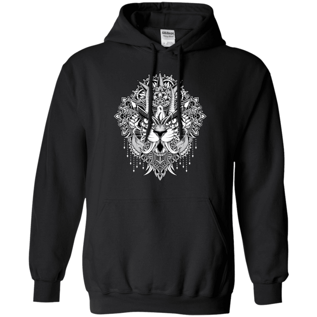 Sweatshirts Black / S Tiger Mandala Pullover Hoodie