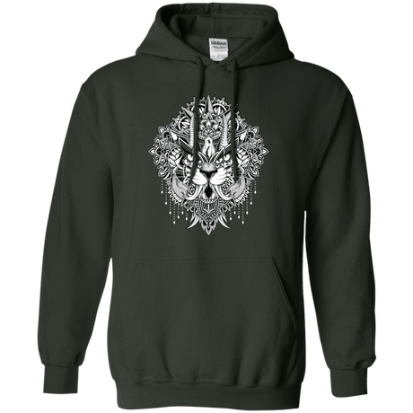 Sweatshirts Forest Green / S Tiger Mandala Pullover Hoodie