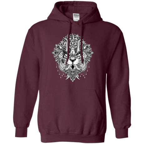 Sweatshirts Maroon / S Tiger Mandala Pullover Hoodie