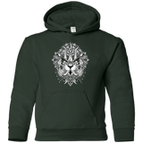 Sweatshirts Forest Green / YS Tiger Mandala Youth Hoodie