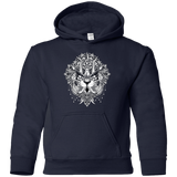 Sweatshirts Navy / YS Tiger Mandala Youth Hoodie