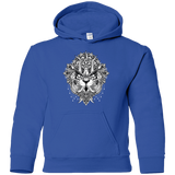 Sweatshirts Royal / YS Tiger Mandala Youth Hoodie