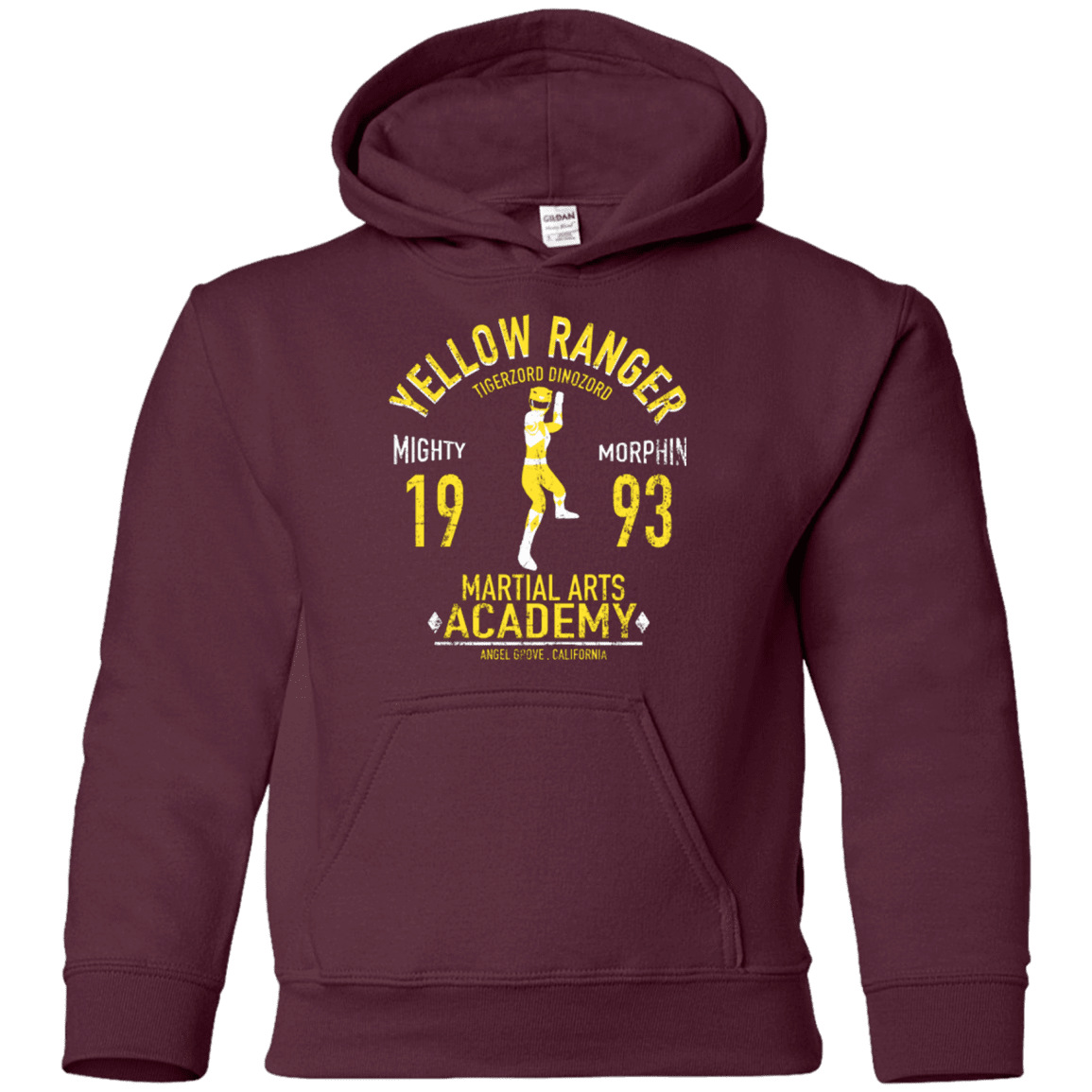 Sweatshirts Maroon / YS Tiger Ranger Youth Hoodie