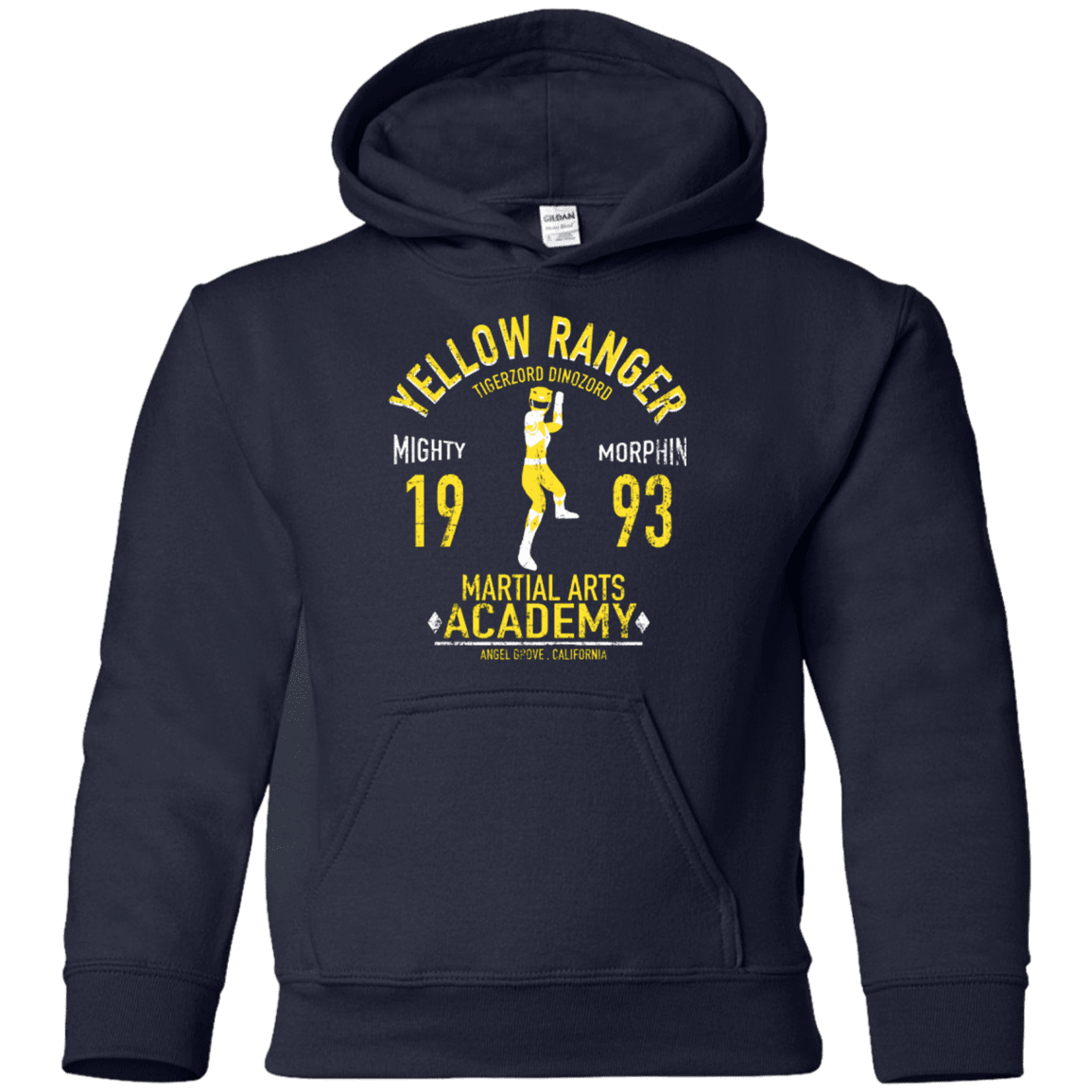 Sweatshirts Navy / YS Tiger Ranger Youth Hoodie