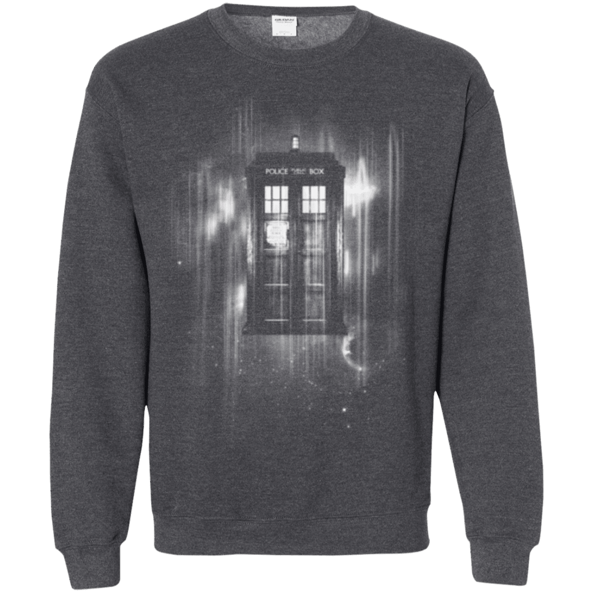 Sweatshirts Dark Heather / Small Time blur Crewneck Sweatshirt