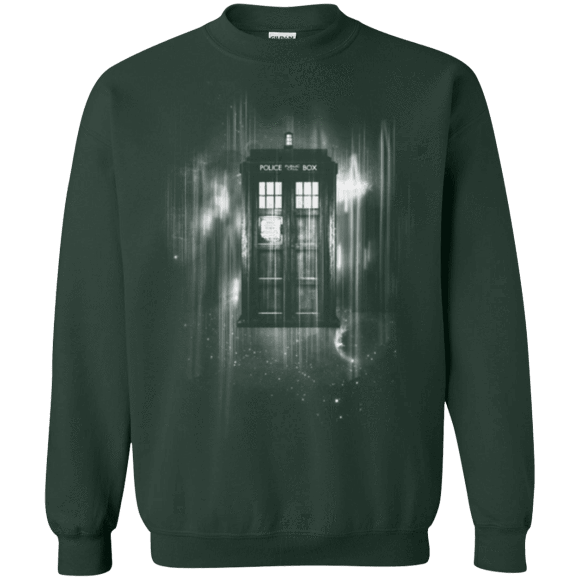 Sweatshirts Forest Green / Small Time blur Crewneck Sweatshirt