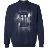 Sweatshirts Navy / Small Time blur Crewneck Sweatshirt