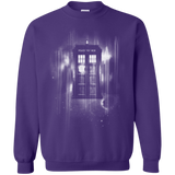 Sweatshirts Purple / Small Time blur Crewneck Sweatshirt
