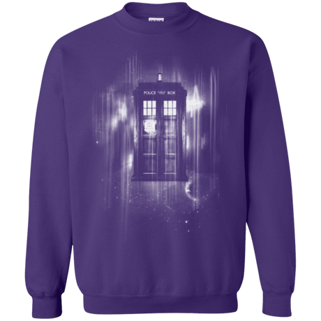 Sweatshirts Purple / Small Time blur Crewneck Sweatshirt