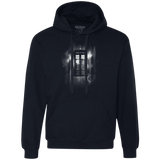 Sweatshirts Navy / Small Time blur Premium Fleece Hoodie