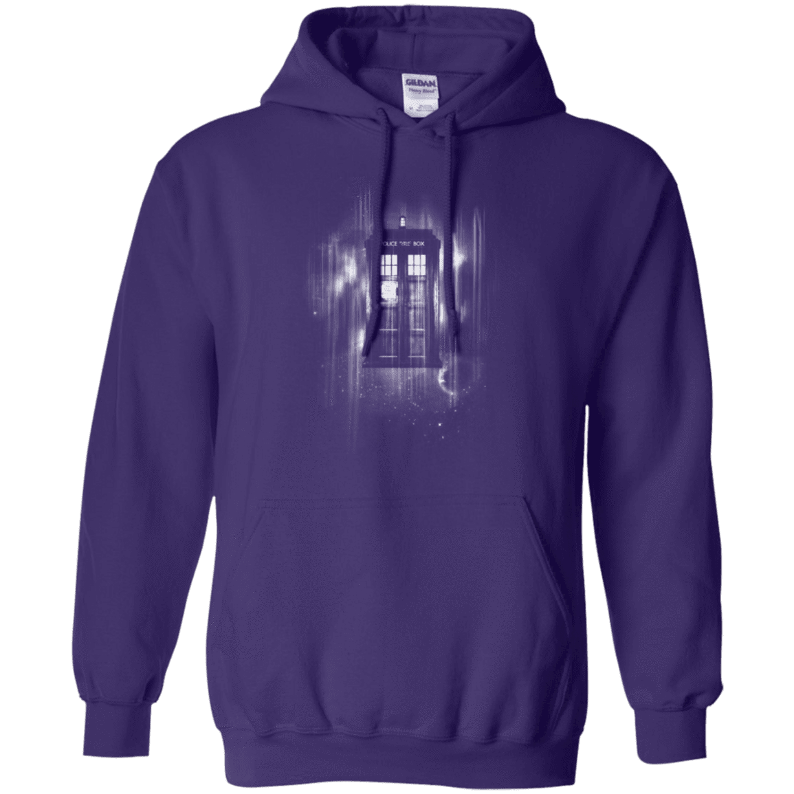Sweatshirts Purple / Small Time blur Pullover Hoodie