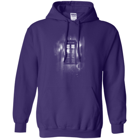 Sweatshirts Purple / Small Time blur Pullover Hoodie