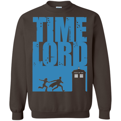 Sweatshirts Dark Chocolate / Small Time Lord Allons-y! Crewneck Sweatshirt