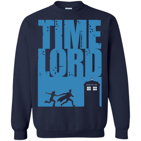 Sweatshirts Navy / Small Time Lord Allons-y! Crewneck Sweatshirt