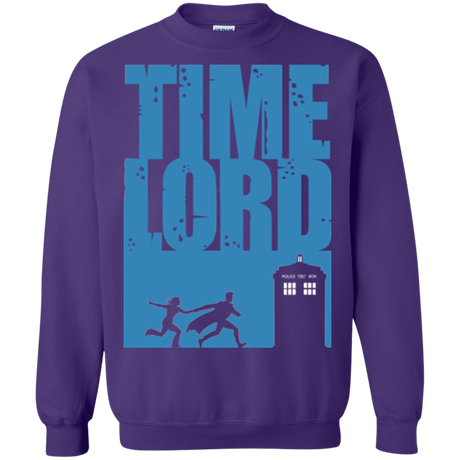 Sweatshirts Purple / Small Time Lord Allons-y! Crewneck Sweatshirt