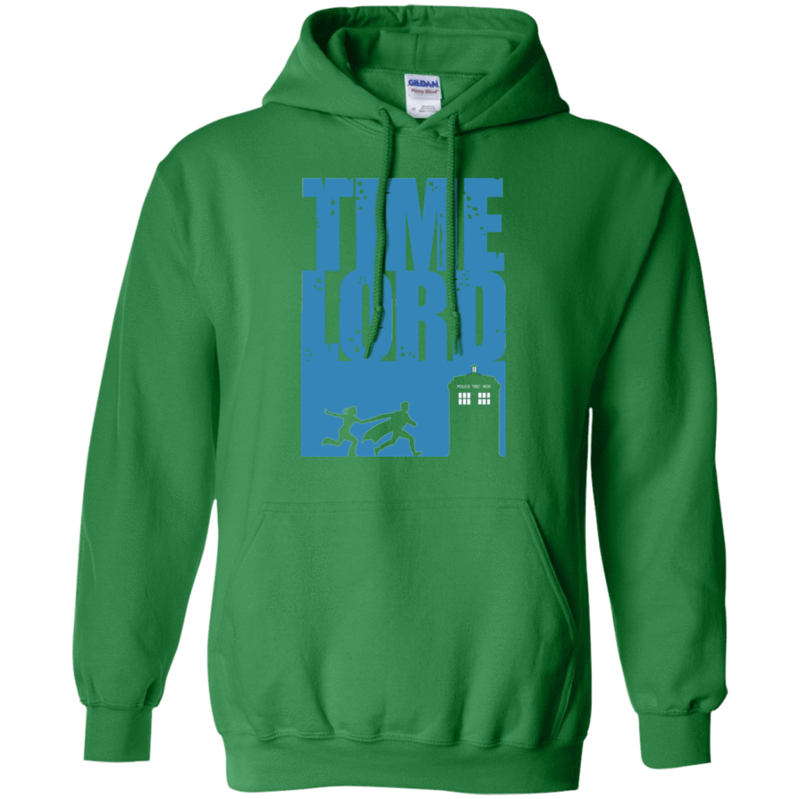 Sweatshirts Irish Green / Small Time Lord Allons-y! Pullover Hoodie