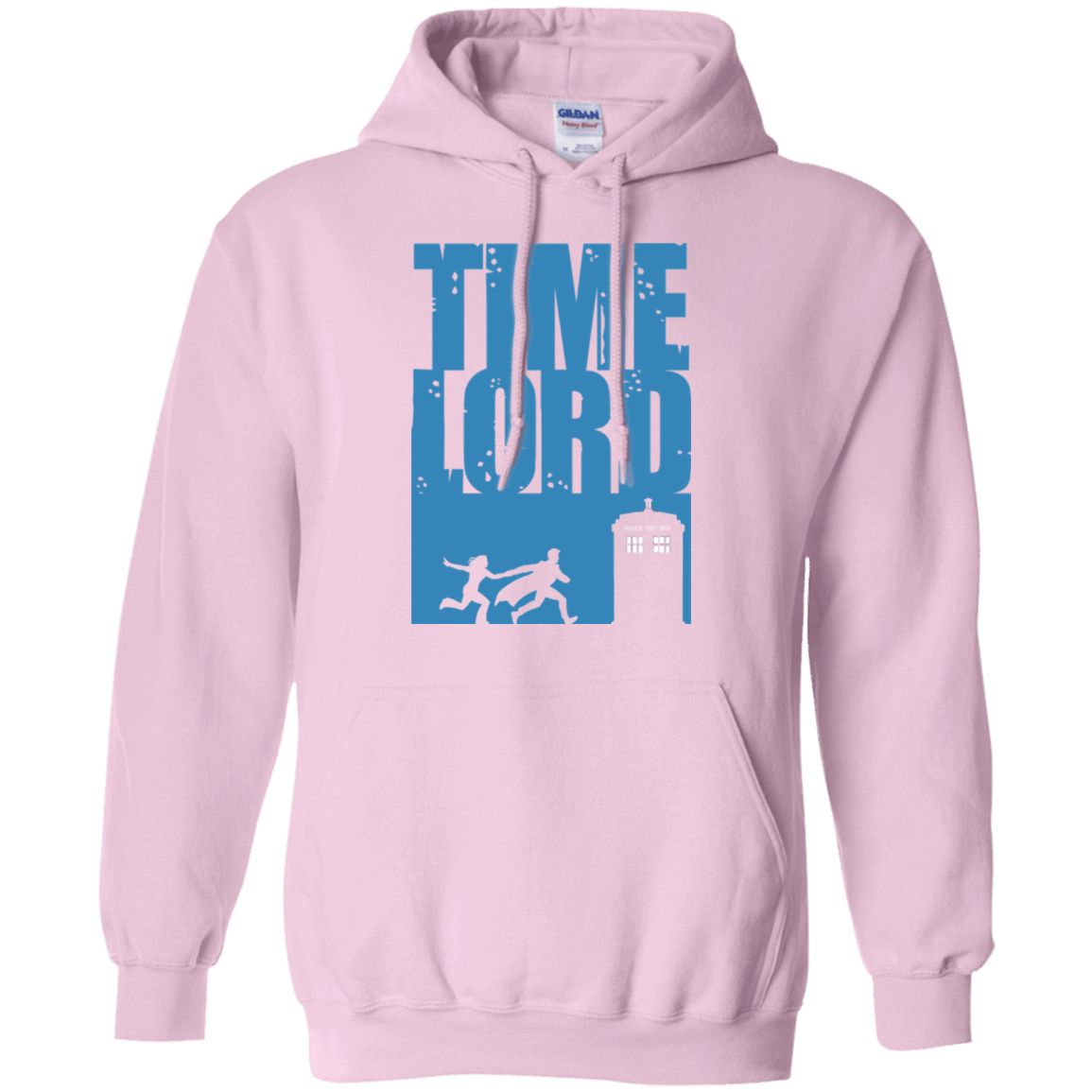 Sweatshirts Light Pink / Small Time Lord Allons-y! Pullover Hoodie