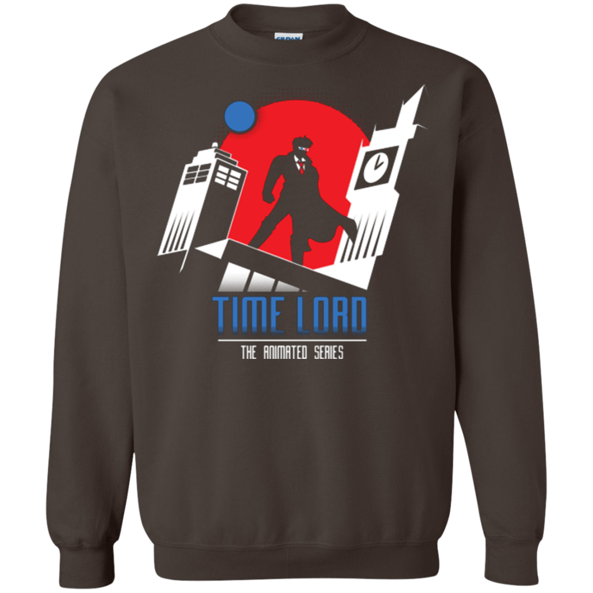 Sweatshirts Dark Chocolate / Small Time Lord Animated Series Crewneck Sweatshirt
