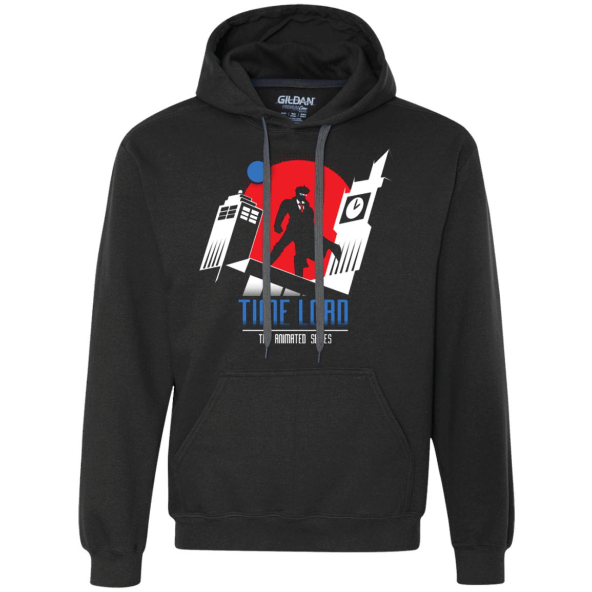 Sweatshirts Black / Small Time Lord Animated Series Premium Fleece Hoodie