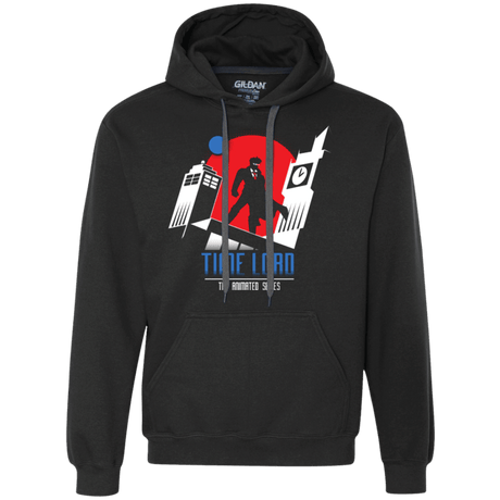 Sweatshirts Black / Small Time Lord Animated Series Premium Fleece Hoodie