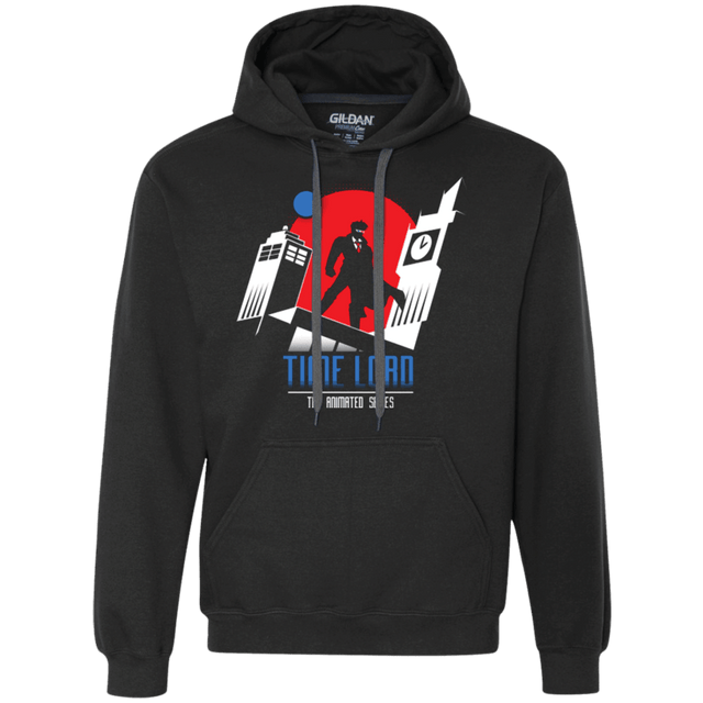 Sweatshirts Black / Small Time Lord Animated Series Premium Fleece Hoodie