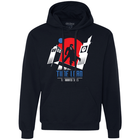 Sweatshirts Navy / Small Time Lord Animated Series Premium Fleece Hoodie