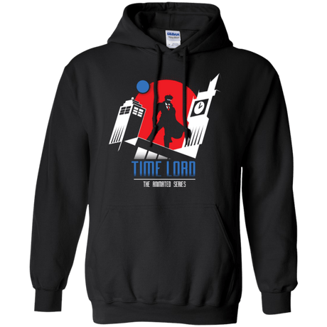 Sweatshirts Black / Small Time Lord Animated Series Pullover Hoodie