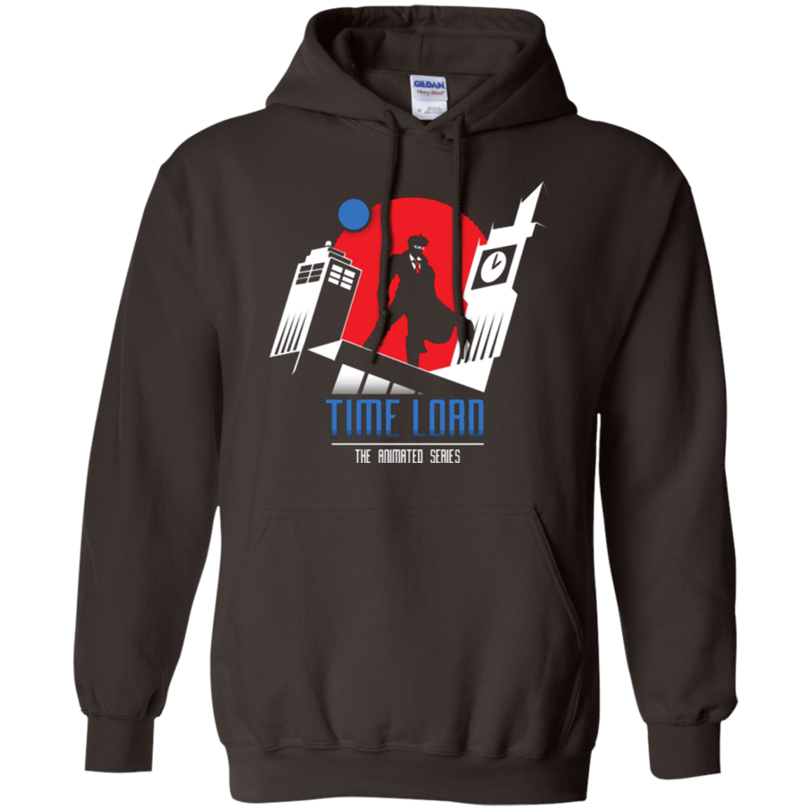 Sweatshirts Dark Chocolate / Small Time Lord Animated Series Pullover Hoodie