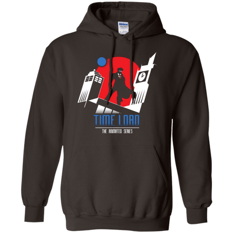 Sweatshirts Dark Chocolate / Small Time Lord Animated Series Pullover Hoodie