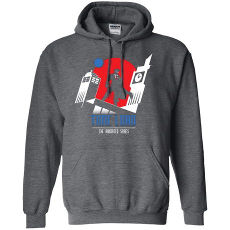 Sweatshirts Dark Heather / Small Time Lord Animated Series Pullover Hoodie