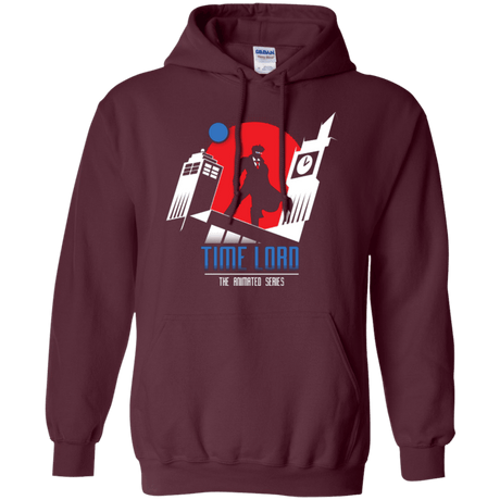 Sweatshirts Maroon / Small Time Lord Animated Series Pullover Hoodie