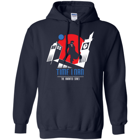 Sweatshirts Navy / Small Time Lord Animated Series Pullover Hoodie