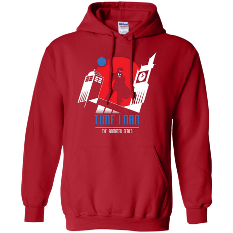 Sweatshirts Red / Small Time Lord Animated Series Pullover Hoodie