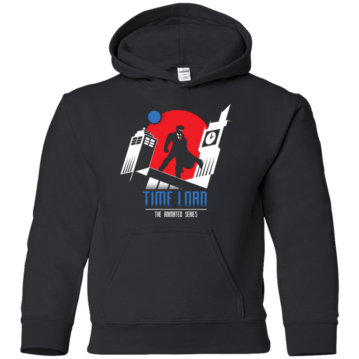 Sweatshirts Black / YS Time Lord Animated Series Youth Hoodie