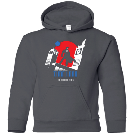 Sweatshirts Charcoal / YS Time Lord Animated Series Youth Hoodie