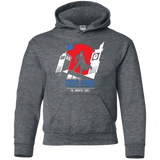 Sweatshirts Dark Heather / YS Time Lord Animated Series Youth Hoodie